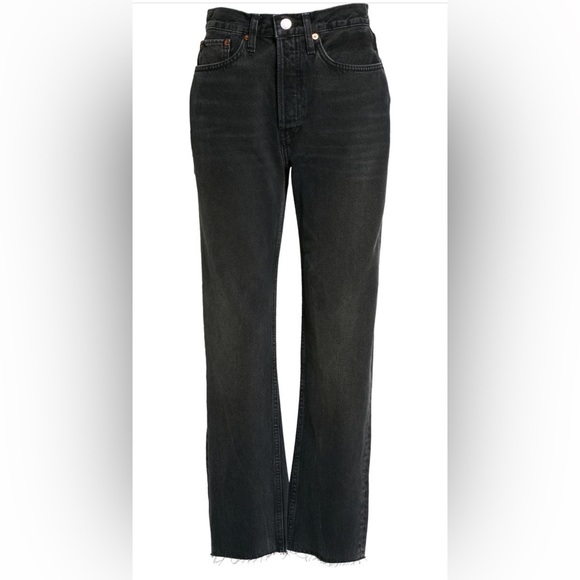 Re/Done High Waist Stovepipe Jeans - Picture 2 of 7